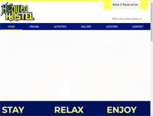 Tablet Screenshot of honueahostel.com